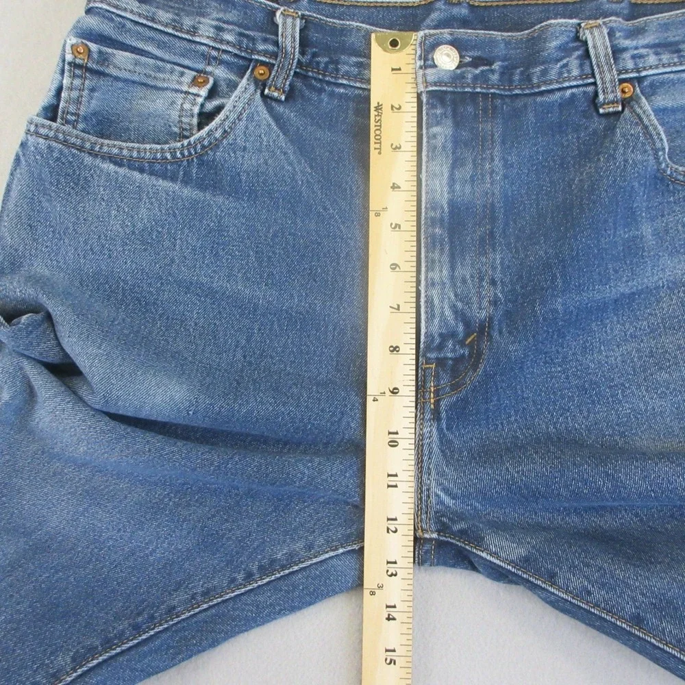 Levi's 517 Bootcut Jeans Mens 38x29 (Actual 36x28) Blue Denim Medium 100% Cotton